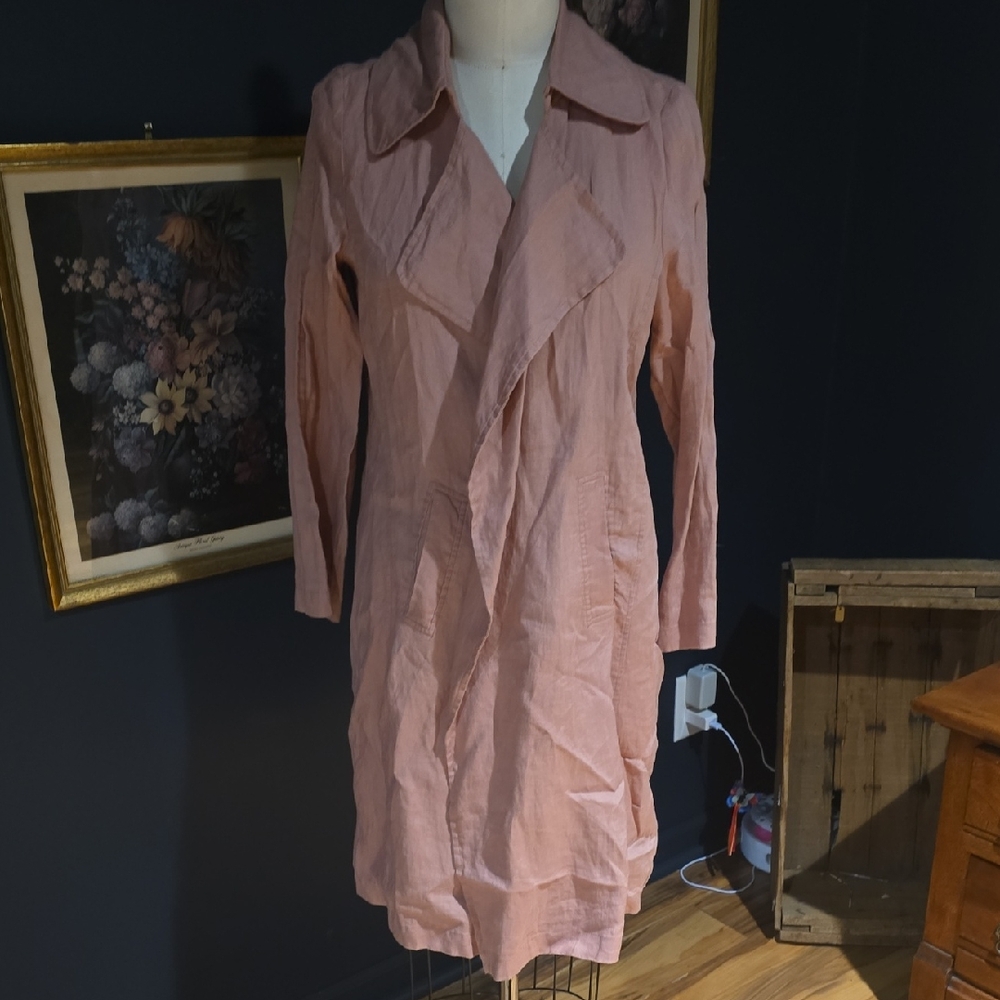 Catherine Malandrino Blush Trench Coat